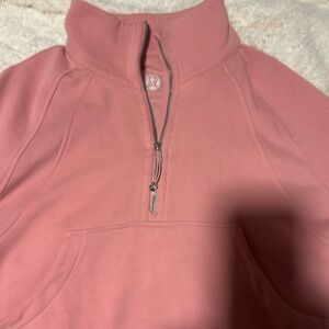 Lululemon Scuba Pink Half-Zip Pullover